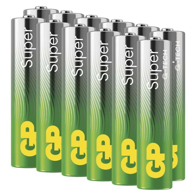 GP alk. bat. SUPER AAA (LR03) 12PP MB 1
