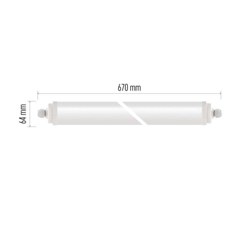 LED PRUM. SVÍTIDLO FESTY 18W 2200LM IP65 8
