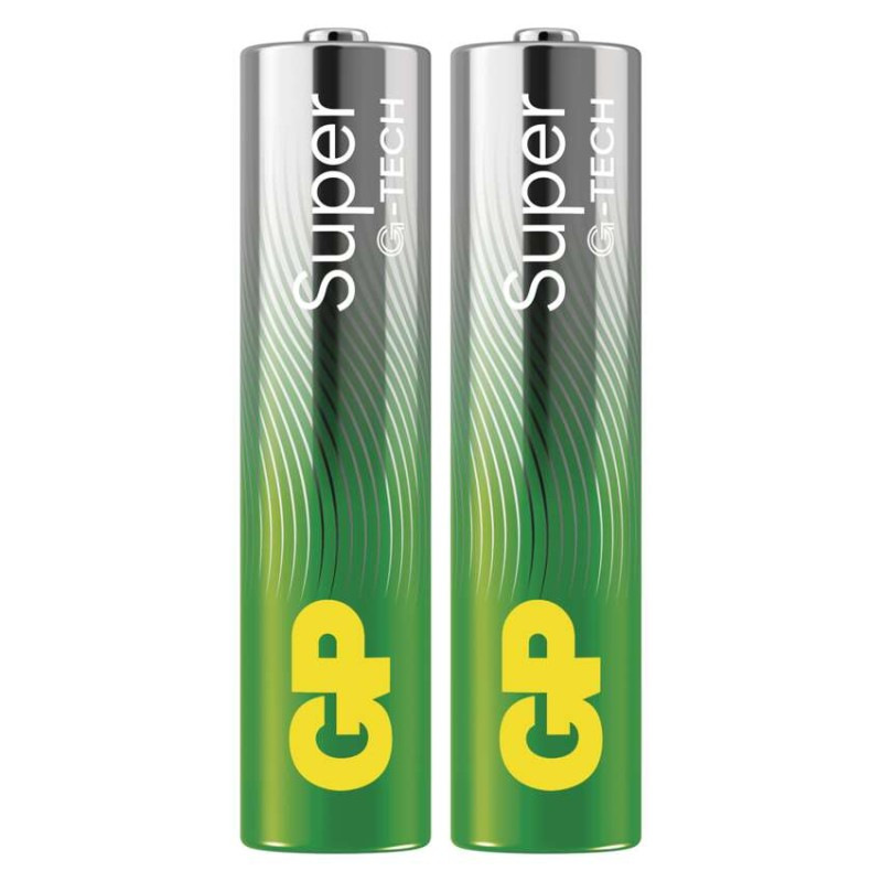 GP alk. bat. SUPER AAA (LR03) 2SH