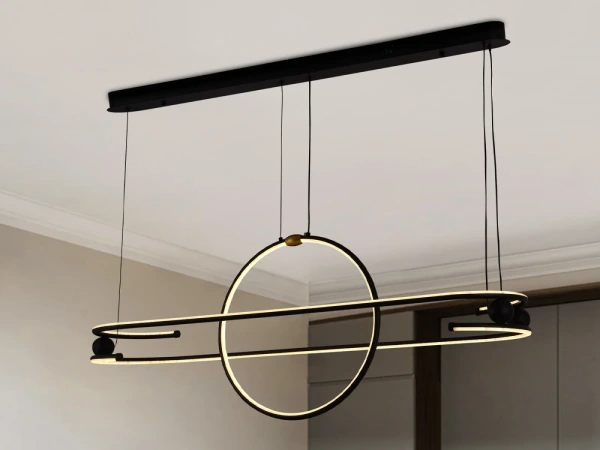 LED závesné svietidlo + diaľkový ovládač 95W - J4348/B 9