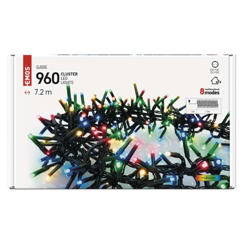 960LED XMAS CLUSTER 7,2M MC 7