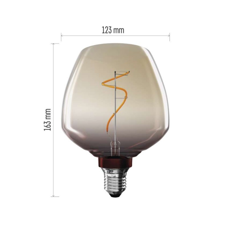 Žiarovka LED DECO S123 4W 150lm E27 Z59G01