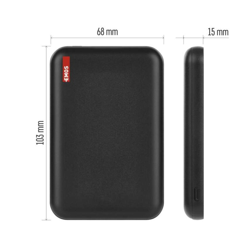 EMOS Micro powerbank WI 521 5000 B