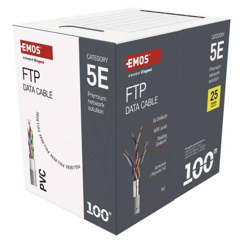 FTP KABEL CAT5E PVC 100M 7