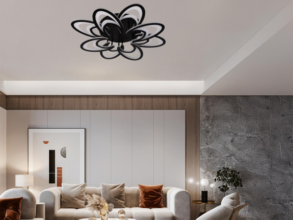 LED stropná lampa + diaľkový ovládač 125W - J3331/B 1