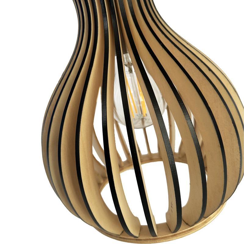 Závesný luster z masívneho dreva E27 / 200 - WRE111 3