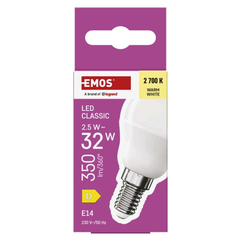 LED CLS MINI GLOBE 2,5W(32W) 350lm E14 W 5