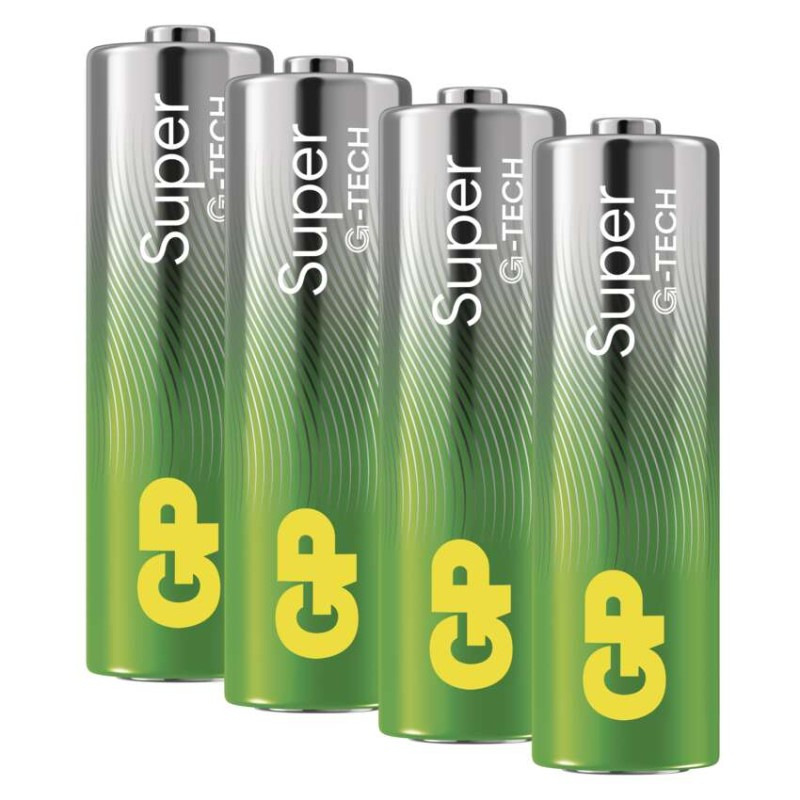 Batéria GP LR06 SUPER AA bal.-4ks alkalická B01214 5