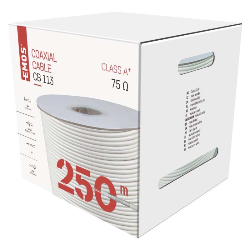KABEL KOAX.CB113 250M 4