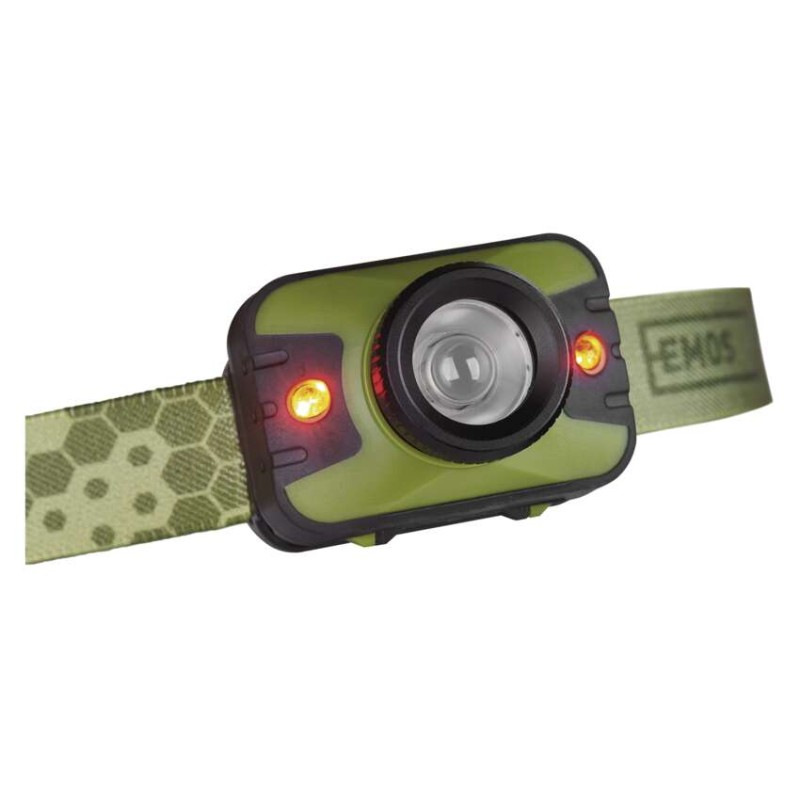 Čelovka CREE LED + ČERVENÉ LED  P3539 11