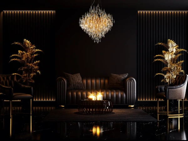 Luxusný závesný krištáľový luster 12 x G9 - CA061/800 4