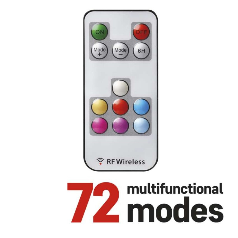 Řetěz 10M IP44 TIMER RC RGB 8