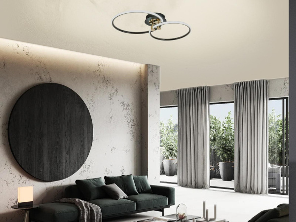 LED stropné svietidlo s diaľkovým ovládačom 48W - TB1300/BG 10