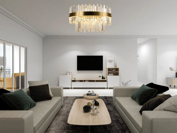 LED krištáľový luster + diaľkový ovládač 80W - J6321/C 4