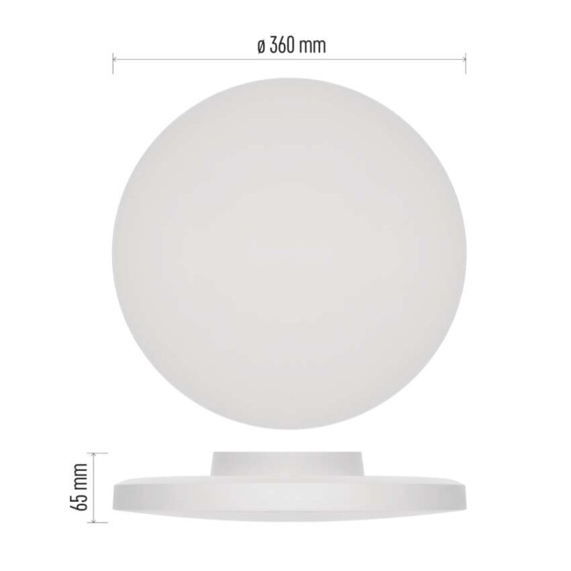 LED SVÍTIDLO DIONI 18W 2160LM IP55 CCT B 2