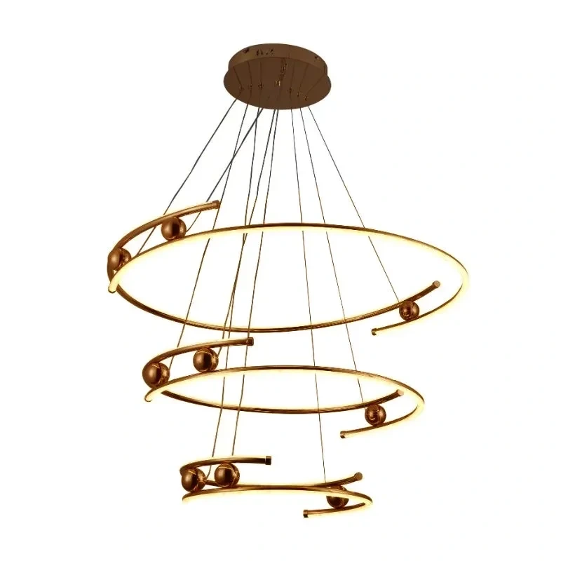 LED visiaca lampa na lanku + diaľkový ovládač 170W - J4347/GCH 1