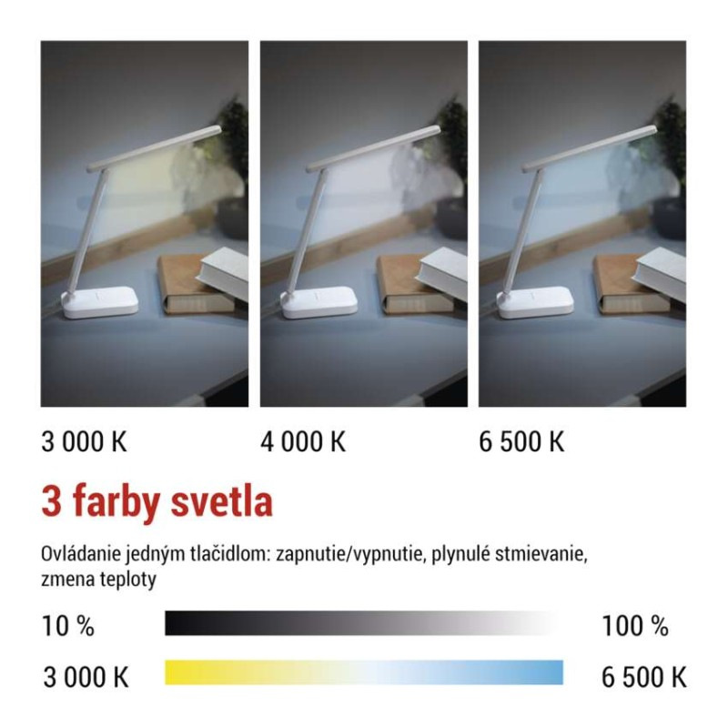LED STOLNÍ LAMPA AMY 3