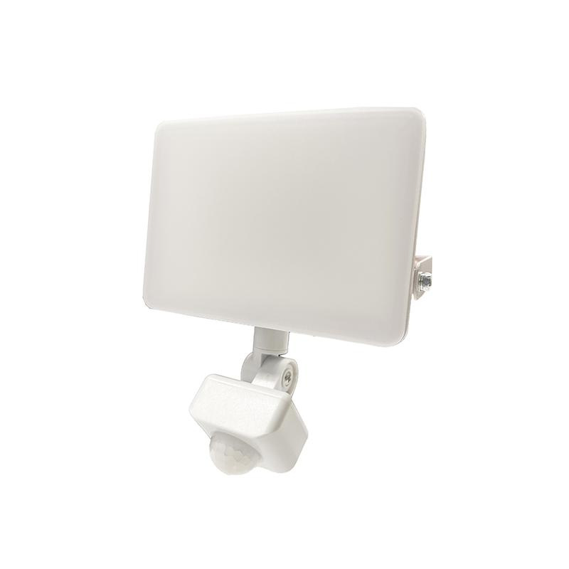 Vonkajší biely LED reflektor so senzorom 30W / 4000K - LF7123S 10