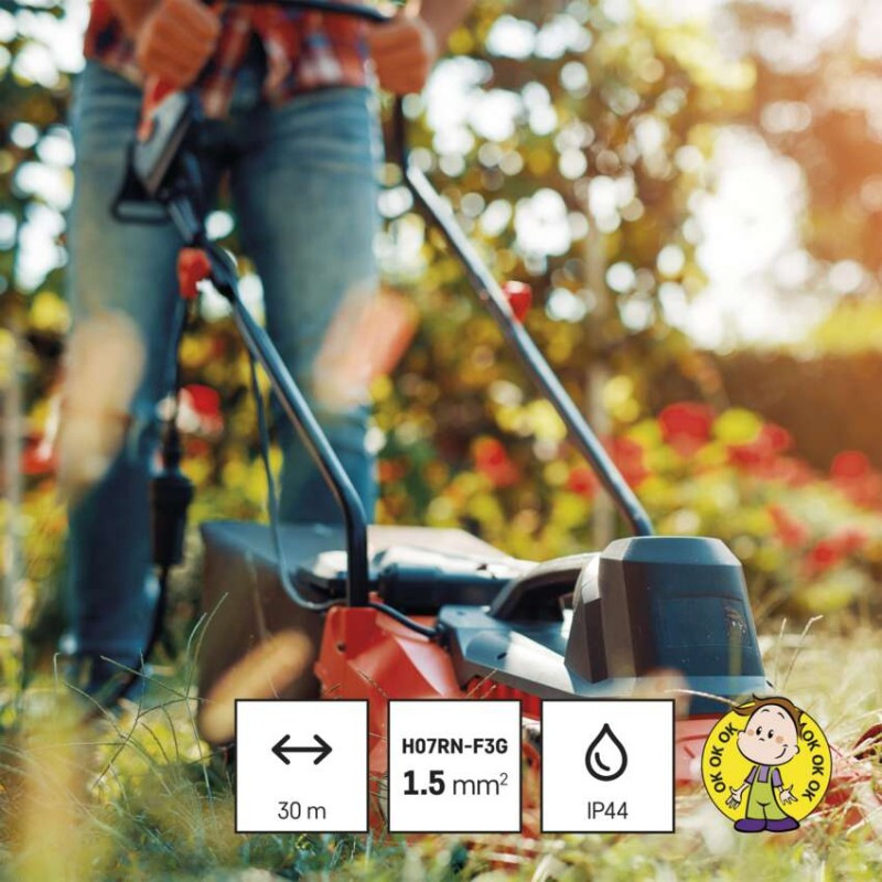 Kábel predlžovací 1Z 30m 1,5mm guma  P01730 2