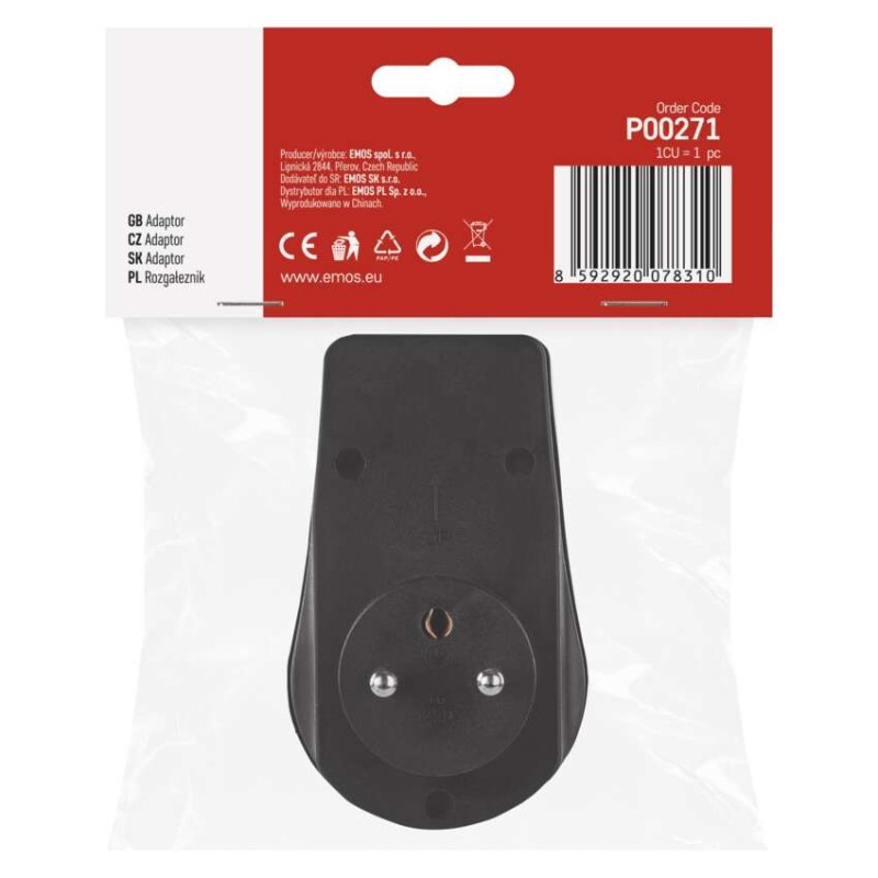 Zásuvka s vypínačom  IP44     P00271 6