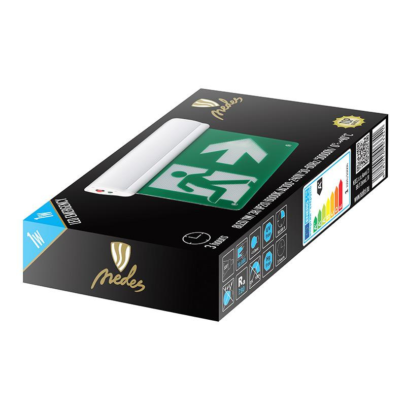 LED núdzové svietidlo 1W / 3h / IP20 - LEL201 4