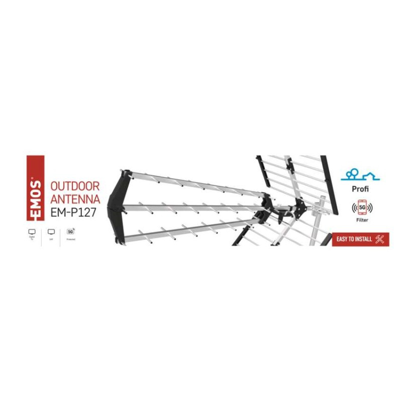 ANTÉNA VENKOVNÍ EM-P127 5G PROFI 3