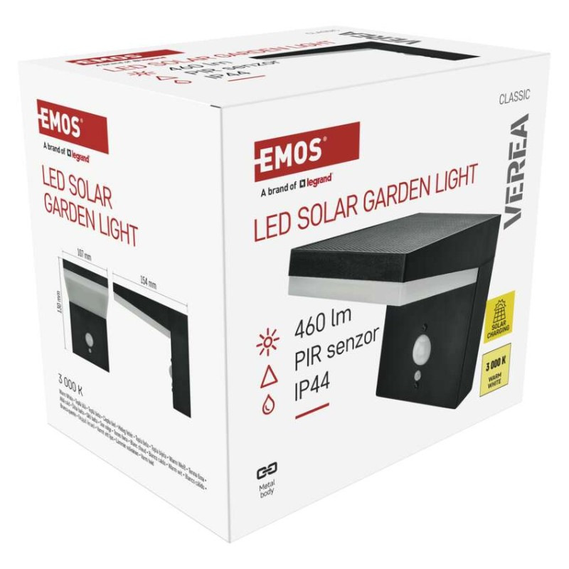 LED ZAHRADNÍ SVÍTIDLO,IP44,SOLÁRNÍ, NÁST 14