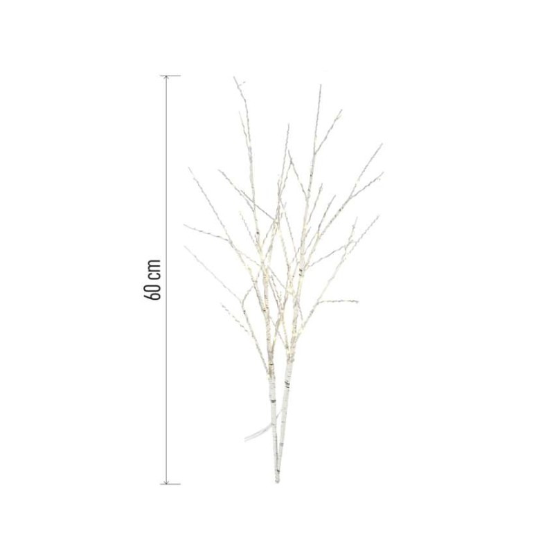 100LED BIRCH BRANCH WW SET 2 PCS 2