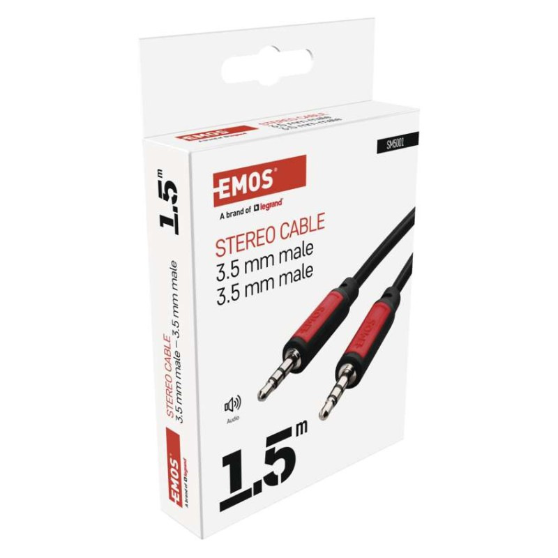 3,5MM ST/M-3,5MM ST/M 1,5M ČERNÁ 4