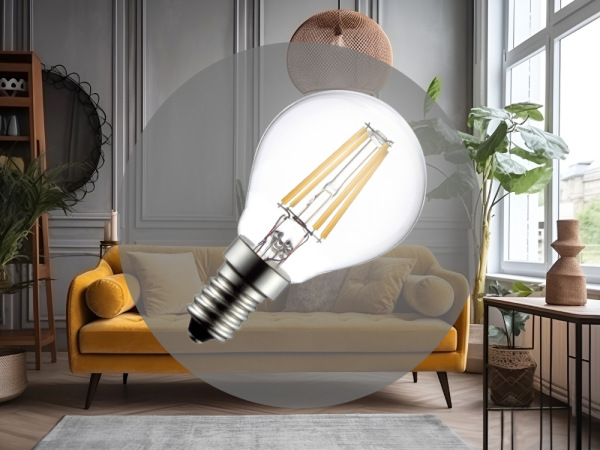 LED žiarovka 6W - G45 / E14 / SMD / 4000K - ZLF823 5