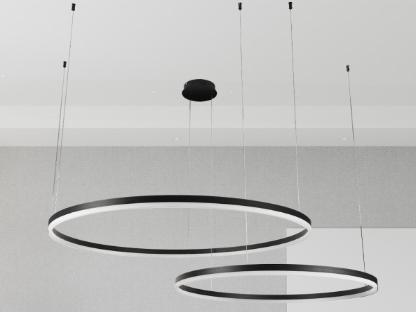 LED visiace svietidlo + diaľkový ovládač 128W - J4383/B