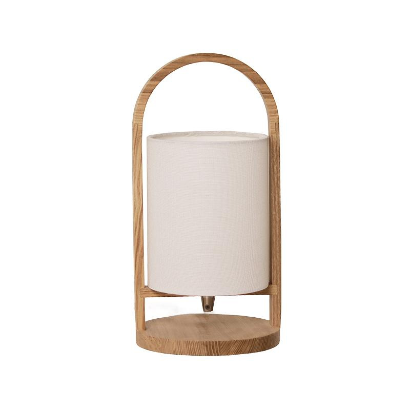 Dizajnová stolná lampa z masívneho dreva E27 / 60W - WRE171 6