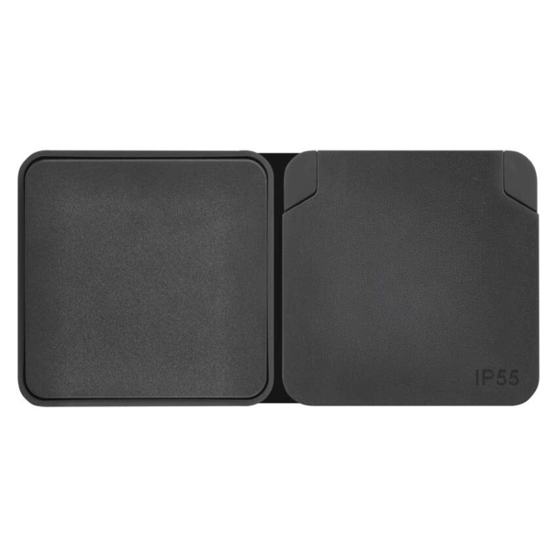 CYKLONE komb.zásuvka+prepínač č.6 nástenný IP55  D730429 9