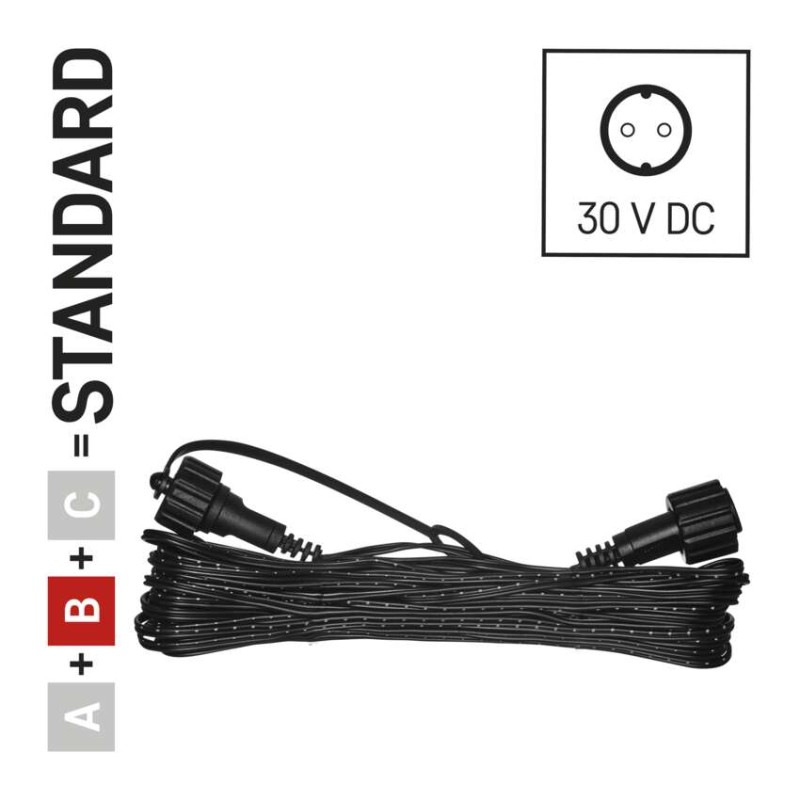 VIANOCE predlžovací kábel connect 10m Black D1ZB01 2