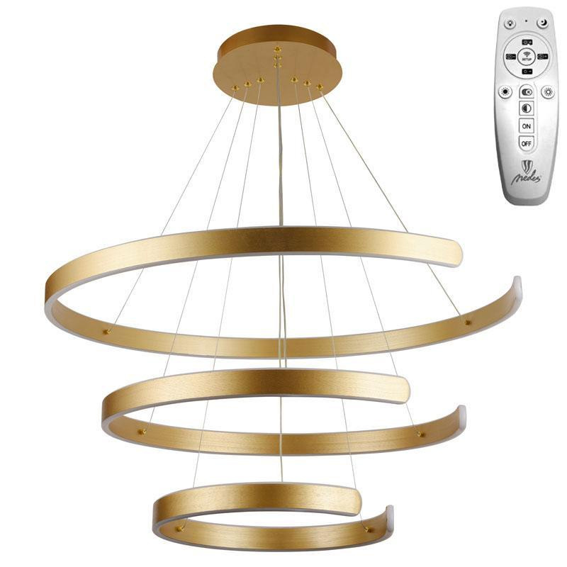 LED visiace svietidlo + diaľkový ovládač 220W - J4329/G 5