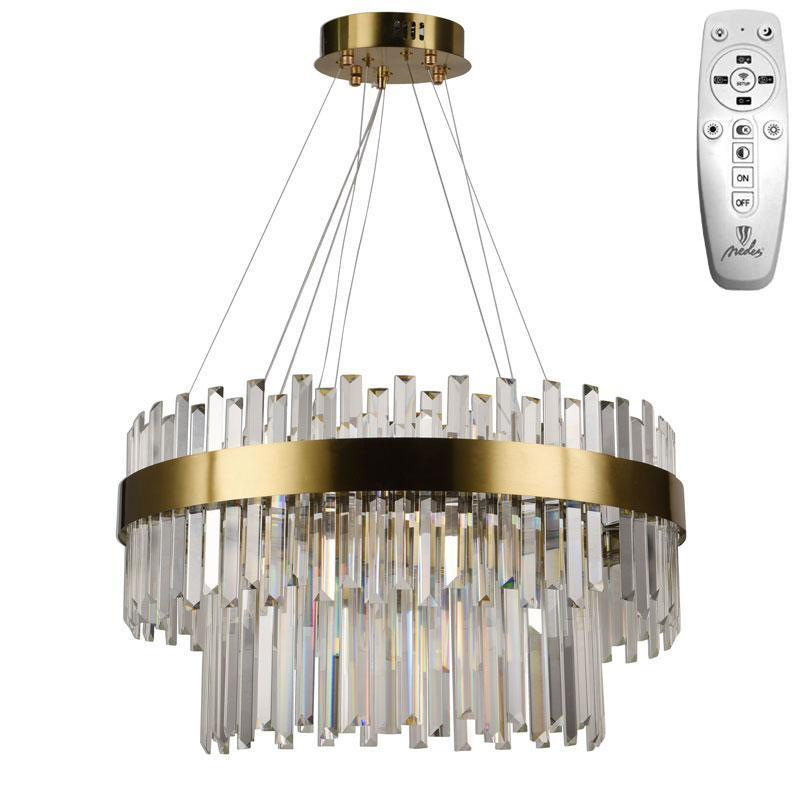 LED krištáľové svietidlo + diaľkový ovládač 80W - J6339/C 3