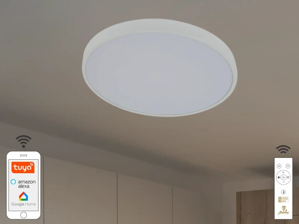 Svietidlo LED LC902AS/WH 48W Wifi + ďiaľkový ovládač biela