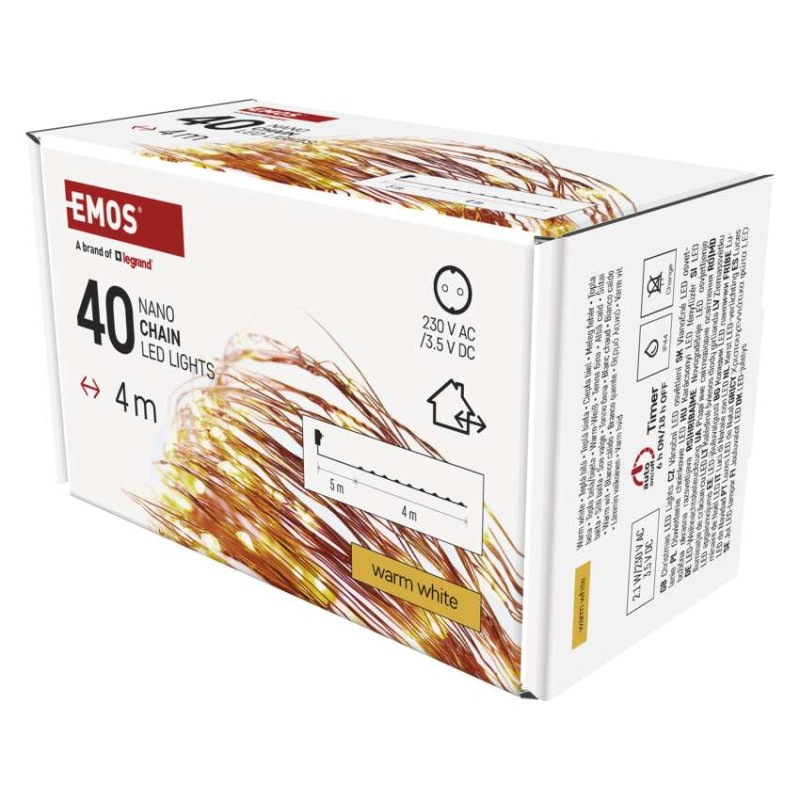 Řetěz NANO 4M měděný IP44 WW