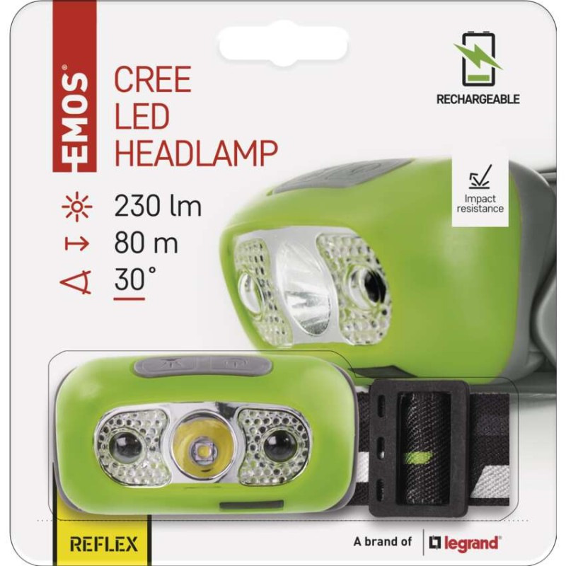 Čelovka LED CREE XPE 5W nab.  P3534
