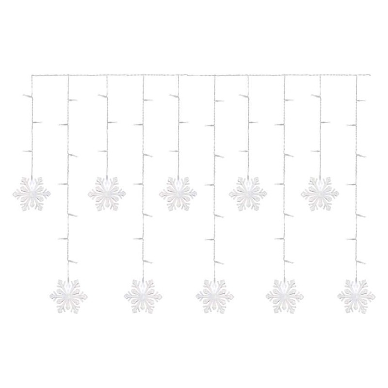 60LED ACRYLIC SNOWFLAKES CW 2