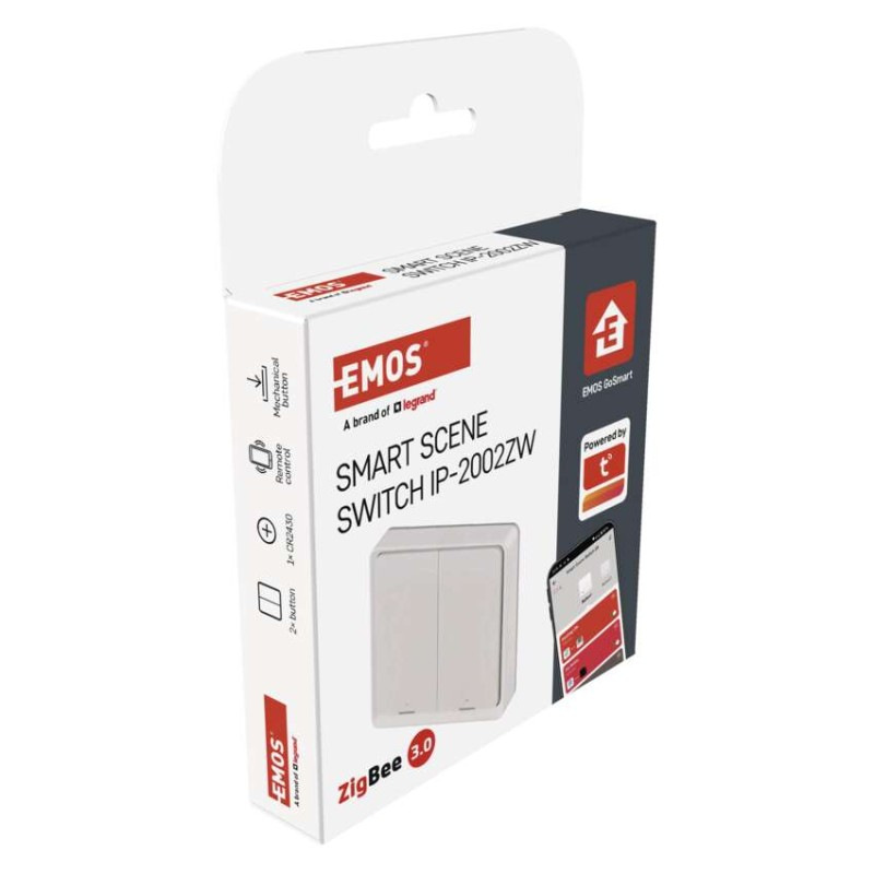 GOSMART SCÉNICKÝ VYPÍNAČ 2TL IP-2002ZW Z 11
