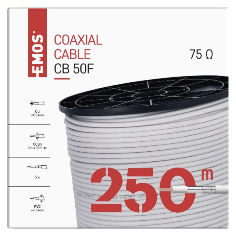KABEL KOAX.CB50F 250M BOX 3