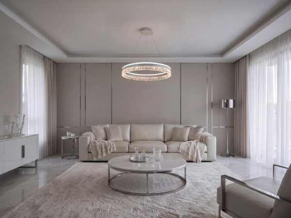 LED závesné svietidlo + diaľkový ovládač 80W - J4391/W 4
