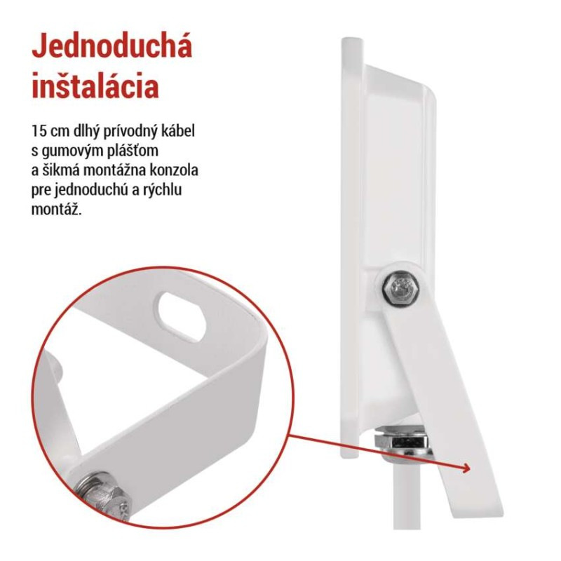 LED REFLEKTOR SIMPO 30W 3000LM IP65 NW 6