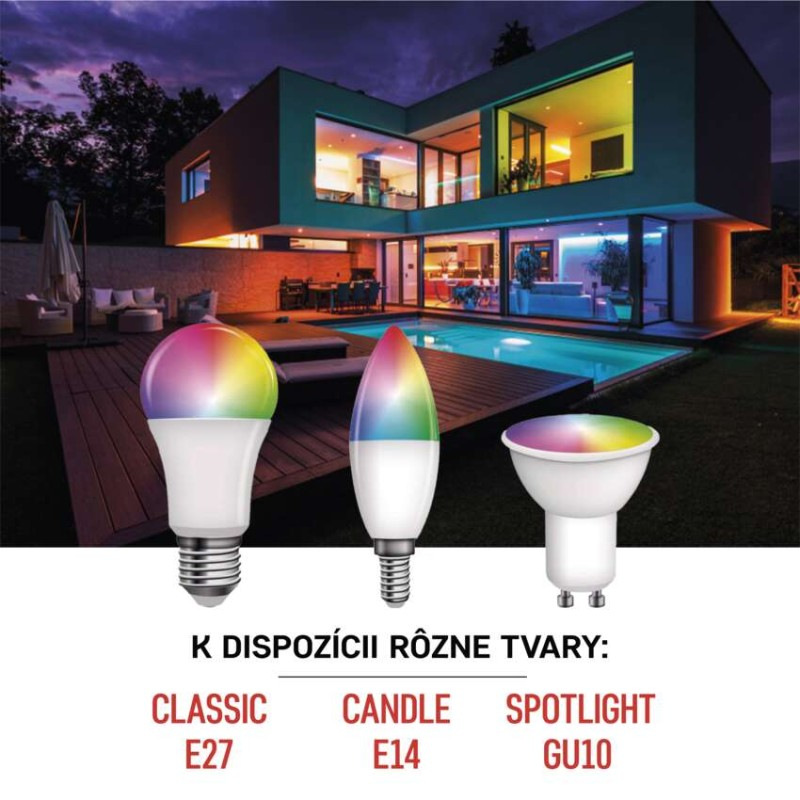 GOSMART LED A60 9W(60W) 806lm E27 WIFI R 4
