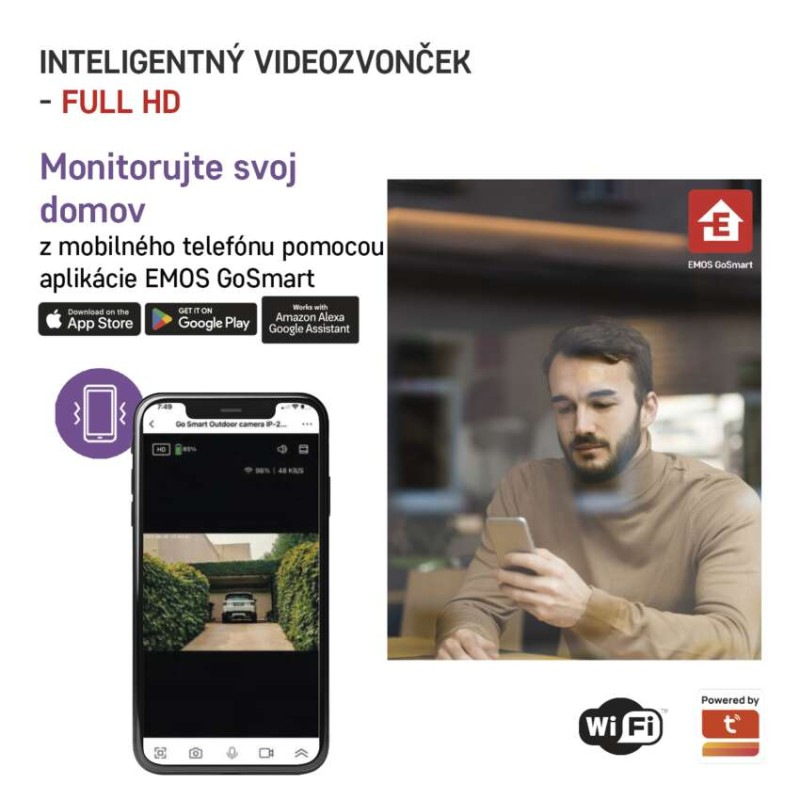 VIDEOZVONEK GO SMART IP-09D CLOC 1