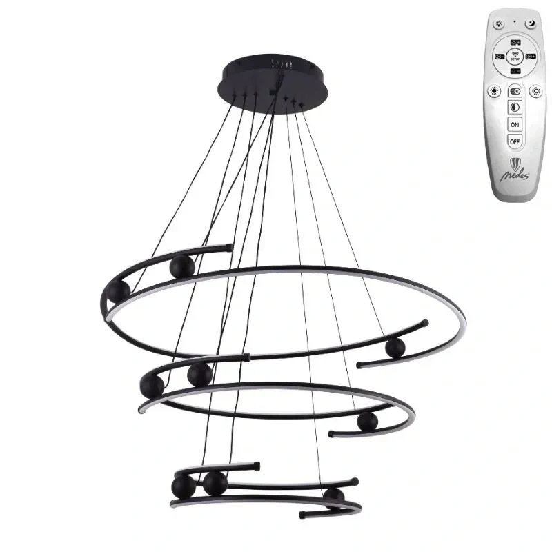 LED visiaca lampa na lanku + diaľkový ovládač 170W - J4347/B 11