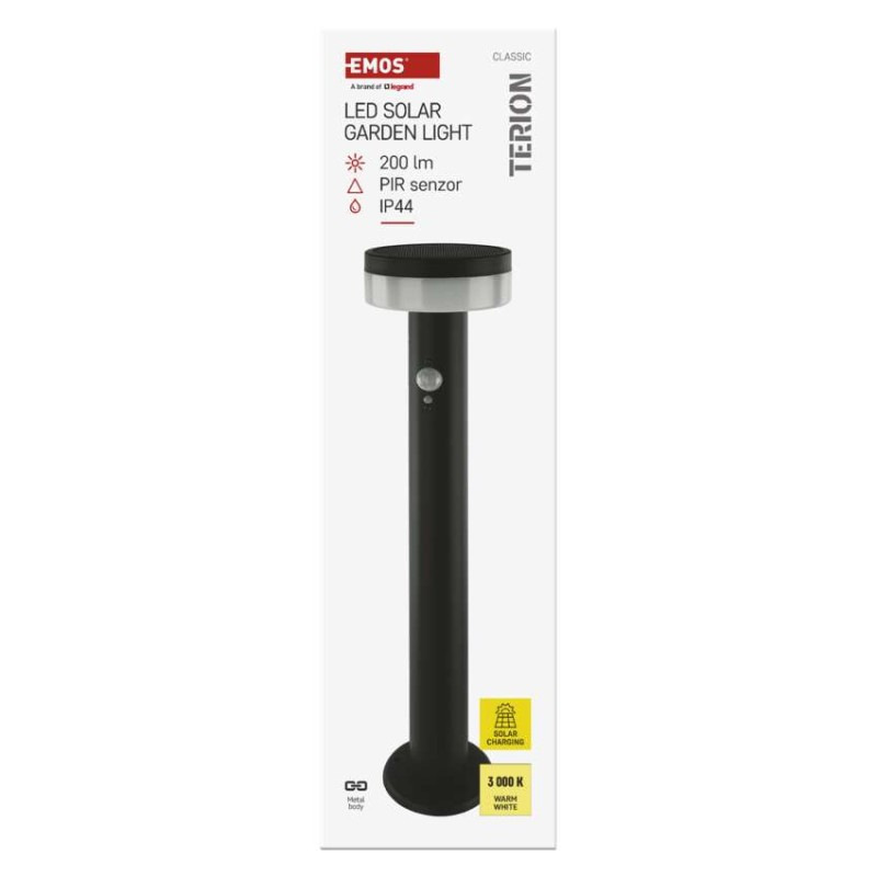 LED ZAHRADNÍ SV.IP44,SOLÁR SLOUP.50cm 9