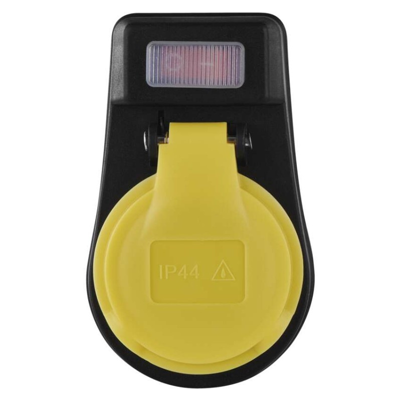 Zásuvka s vypínačom  IP44     P00271
