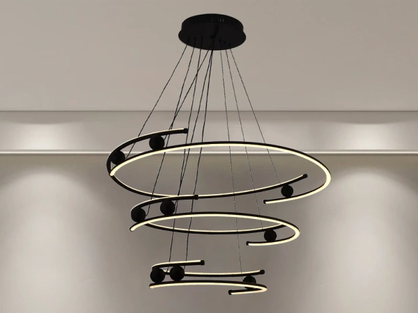 LED visiaca lampa na lanku + diaľkový ovládač 170W - J4347/B 10